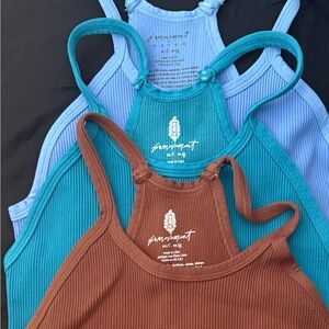 Free People Happiness Runs Tanks, M/L Bundle. MSRP $114